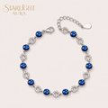 Ocean Secrets Elegant Blue Crystal Bracelet Gift for Her