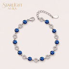 Ocean Secrets Elegant Blue Crystal Bracelet Gift for Her
