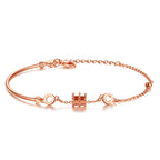 好运小蛮腰女款手链女925纯银手饰轻奢高级感银镶钻手串手镯饰品