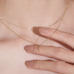 Crystal Cross Pendant Necklace