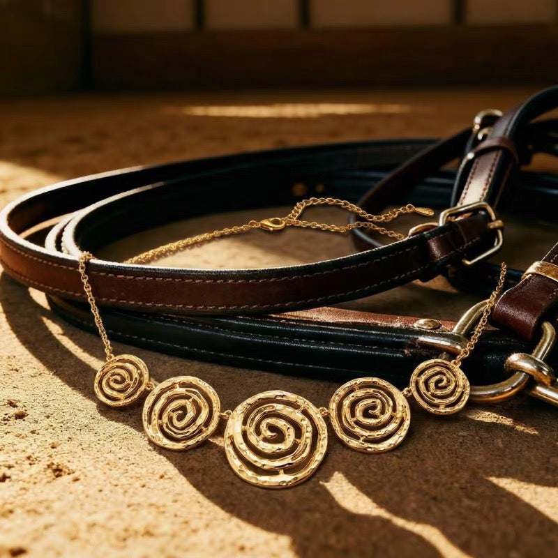 Starlight Aura Ripple Harmony Necklace