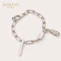 Baroque Pearl Chain Bracelet – Sterling Silver Statement Jewelry