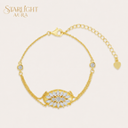 Starlit Bloom Moissanite Bracelet——A Delicate Symbol of Elegance and Timeless Sparkle