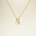 Lock necklace S925 silver simple clavicle chain cross-border light luxury niche temperament versatile fashion personality ins Internet celebrity