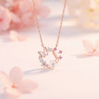 Enchanted Garden Butterfly & Crown Necklace