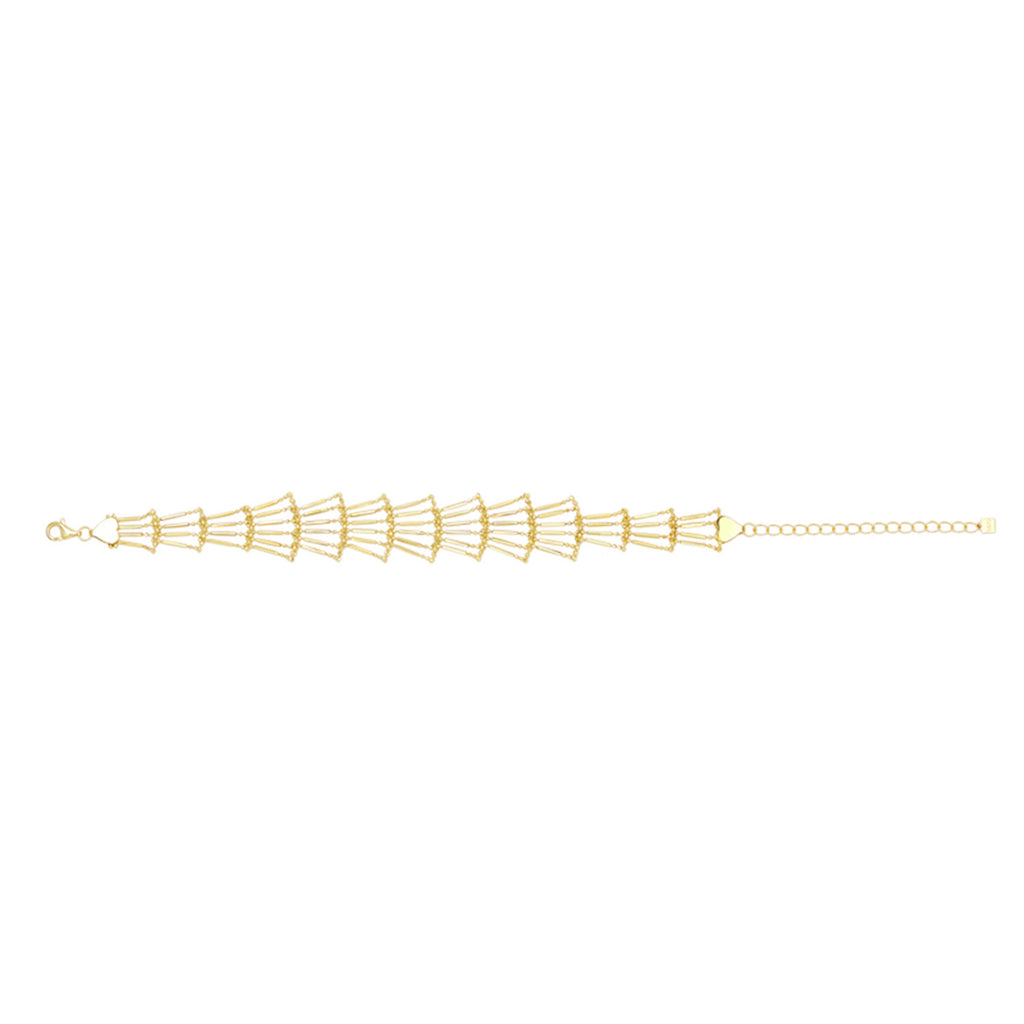 Golden Cascade Bracelet – Grace in Every Movement