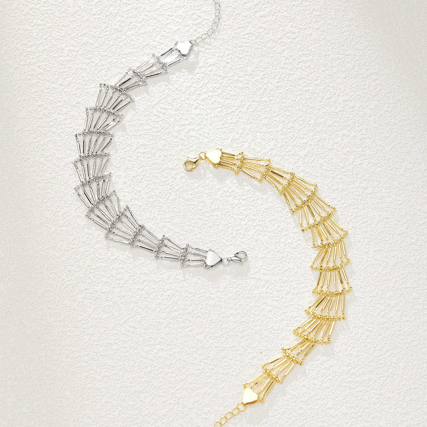 Golden Cascade Bracelet – Grace in Every Movement