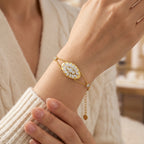 Starlit Bloom Moissanite Bracelet——A Delicate Symbol of Elegance and Timeless Sparkle
