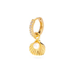 S925 sterling silver INS versatile shell pearl earrings, earrings, best-selling European and American creative high-end earrings for women