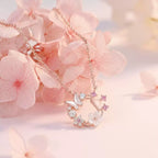 Enchanted Garden Butterfly & Crown Necklace