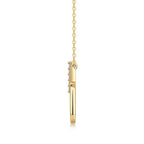 Minimalist U-shaped new French stacked collarbone chain light luxury INS gold 925 silver moissanite necklace