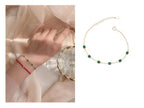 14K Gold Plated Emerald Bracelet for Women — S925 Sterling Silver Multi-Cut Emerald Bezel Set Bangle Bracelet | Minimalist Luxury Everyday Jewelry