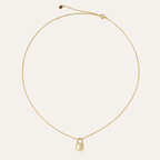 Light Luxury Padlock Pendant Necklace S925 Silver Versatile Ins Style Simple Clavicle Chain for Daily Wear & Layering