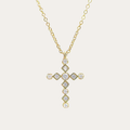 Crystal Cross Pendant Necklace
