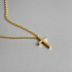 Timeless Sparkle Cross Pendant Necklace