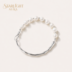 Luna Pearl Bracelet – Natural Freshwater Pearl & S925 Sterling Silver Minimalist Bracelet for Women  Product Description