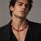 Snake Charm Collar Necklace – Unisex Statement Snake Pattern Jewelry
