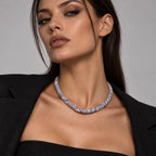 Snake Charm Collar Necklace – Unisex Statement Snake Pattern Jewelry